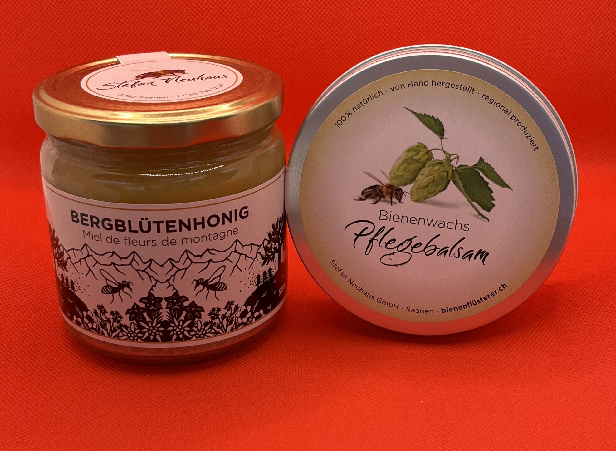 Bergblütenhonig und Bienenwachs Pflegebalsam