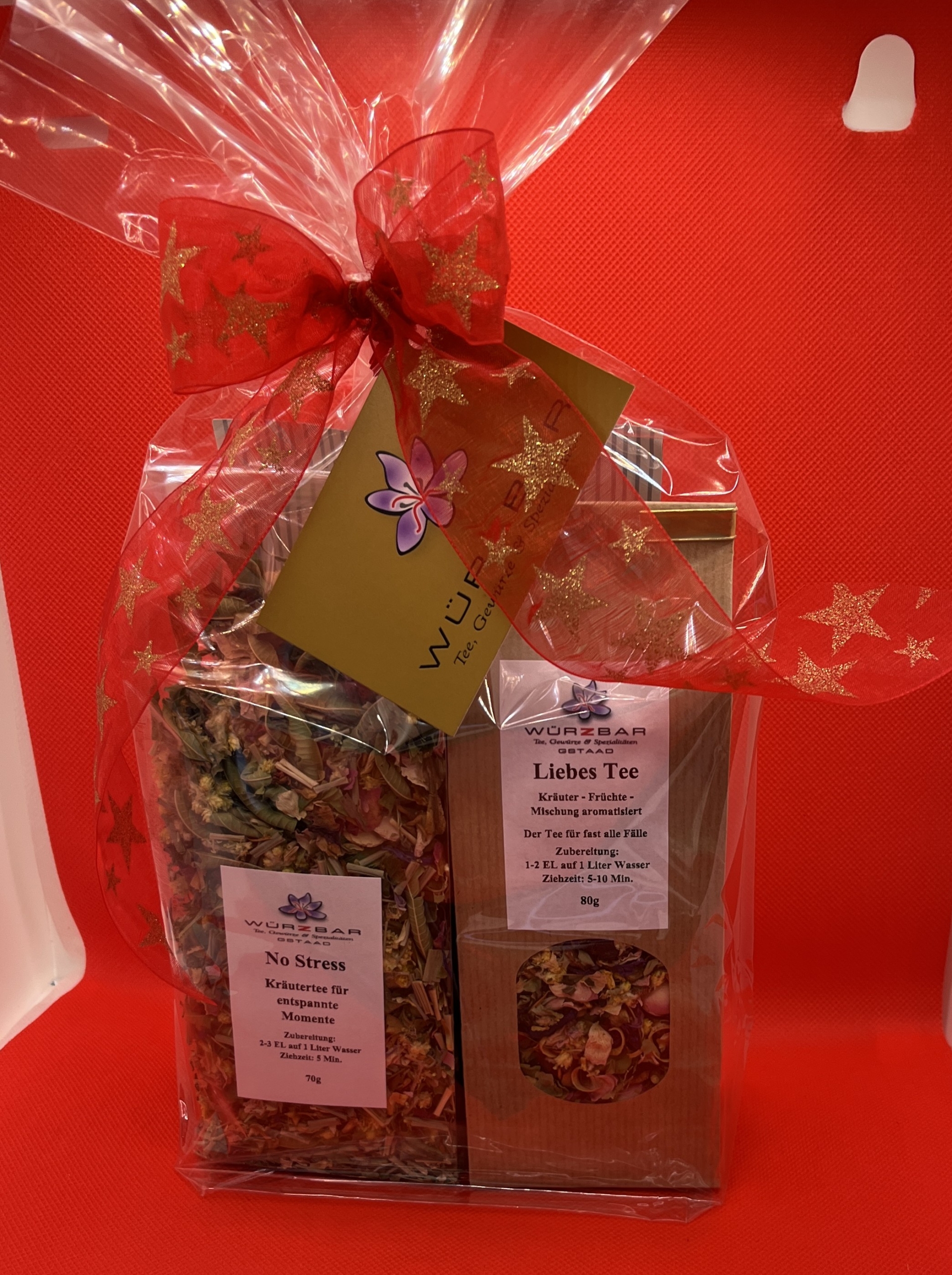 Geschenkset mit Kräutertees der Würzbar